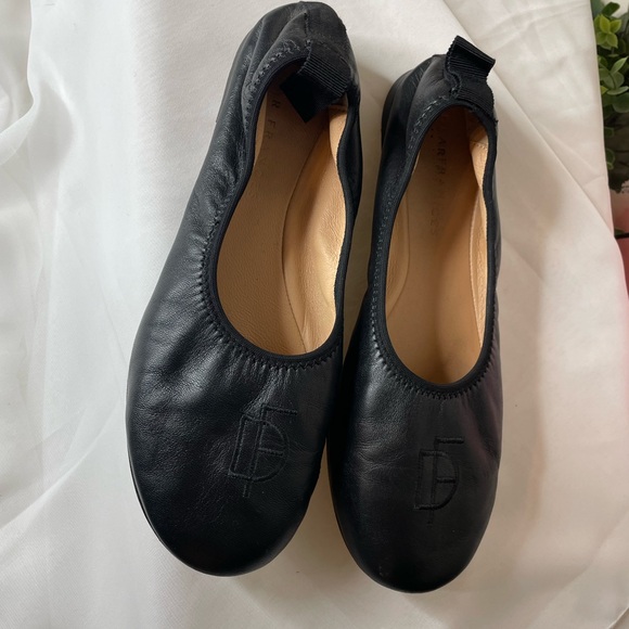 Dear Francis Black Leather Ballet Flats - Picture 9 of 9